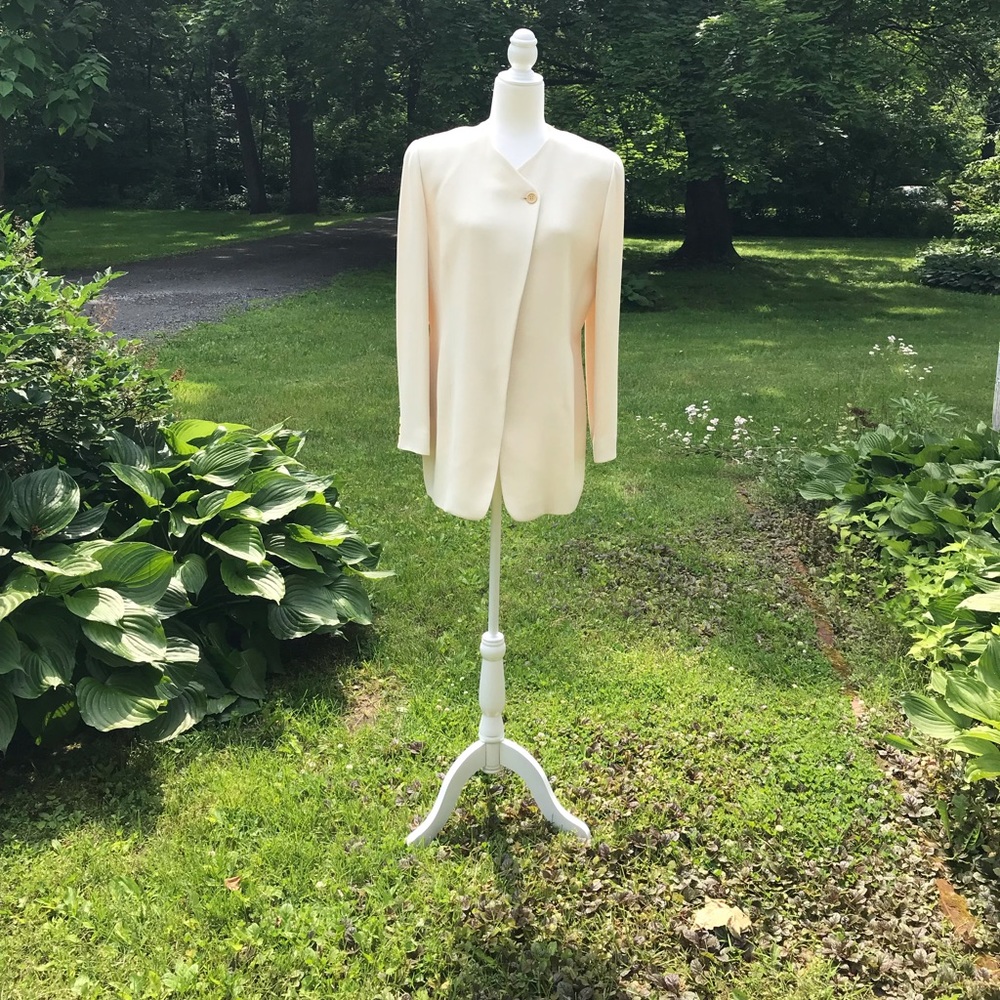 Emanuel Ungaro Ivory Jacket & Pant (2 piece suit)